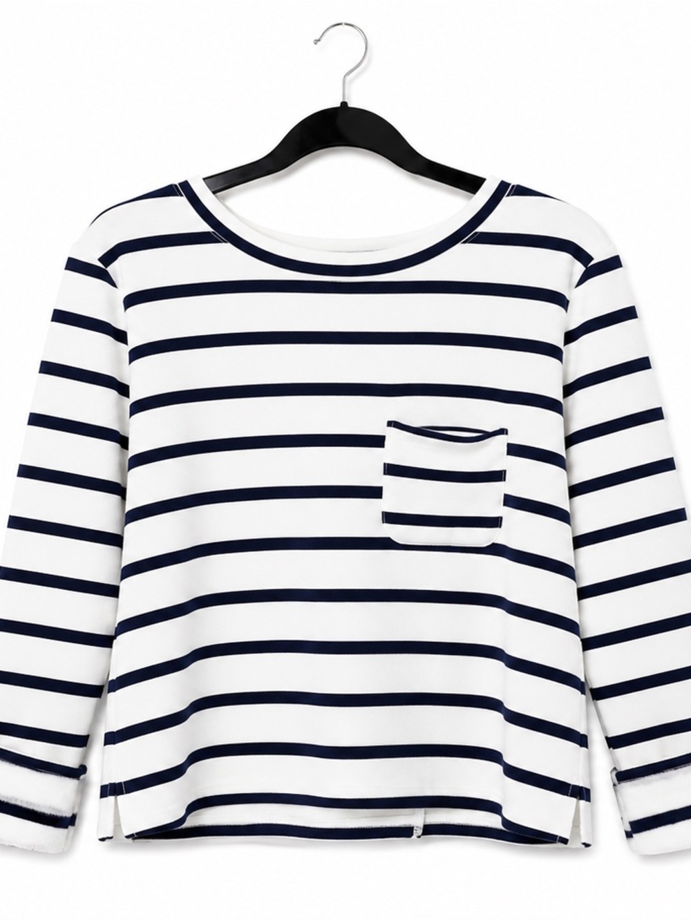 Bishop +Young striped sweatshirt with tie back detail